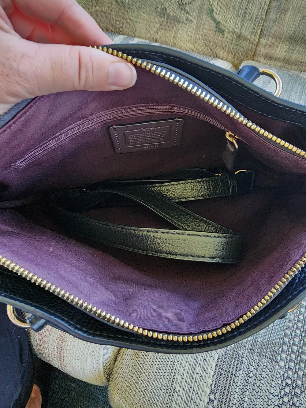 Coach Black Remi Satchel Crossbody